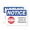 Signmission Chemical Spray In Progress Sign, Vinyl Decal, 10in W x 7in L, 2PK OS-2PACK-NS-D-710-L-10567 - alternate 1